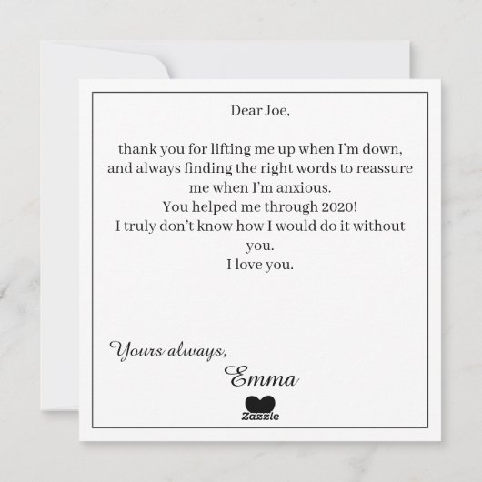 モノグラモダンム付きの写真を7枚撮る シーズンカード (裏面)