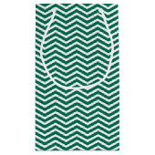 モノグラモダンム付き緑豊かなシボロン スモールペーパーバッグ (裏面)