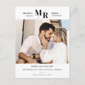 モノグラモダンム写真日付はがきを保存 案内ポストカード (正面)