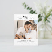 モノグラモダンム写真日付はがきを保存 案内ポストカード (スタンド正面)