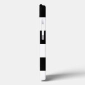 モノグラモダンム名モノグラム黒と白のipad Case-Mate iPhoneケース (裏面 / 左)