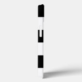 モノグラモダンム名モノグラム黒と白のipad Case-Mate iPhoneケース (裏面 / 右)