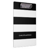 モノグラモダンム名モノグラム黒と白 クリップボード (右)