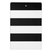 モノグラモダンム名モノグラム黒と白 ミニクリップボード (裏面)