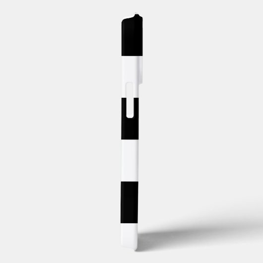 モノグラモダンム名モノグラム黒と白 Case-Mate iPhoneケース (裏面 / 右)