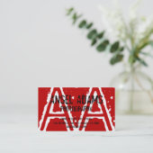 モノグラモダンム名刺赤 名刺 (スタンド正面)