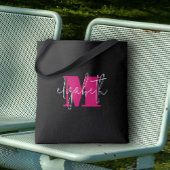 モノグラモダンム名前をカスタムする トートバッグ