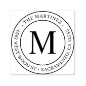 モノグラモダンム差出人住所 セルフインキングスタンプ (デザイン)