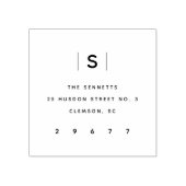 モノグラモダンム差出人住所 ラバースタンプ (インプリント)