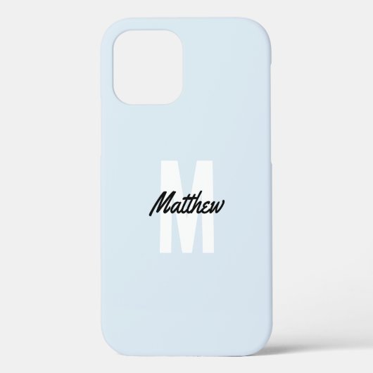 モノグラモダンム手書き名Case-Mate i Case-Mate iPhoneケース (裏面)