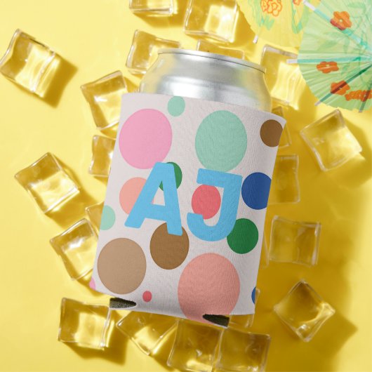 モノグラモダンム水玉模様 缶クーラー (インサイチュ 夏)