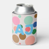 モノグラモダンム水玉模様 缶クーラー (缶正面)