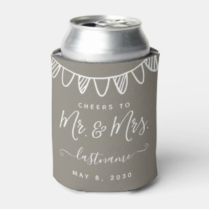 モノグラモダンム結婚のミニマルクラシック 缶クーラー