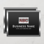 モノグラモダンム金属枠 招待状 (正面/裏面)