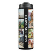 モノグラモダンム12パーソナライズされたフォトコラージュ タンブラー (正面)