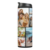 モノグラモダンム12パーソナライズされたフォトコラージュ タンブラー (回転右)