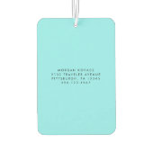 モノグラモダンム カーエアーフレッシュナー (裏面)