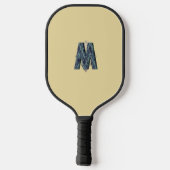 モノグラモダンム |クリーン・ミニマリスト ピックルボールラケット (裏面)