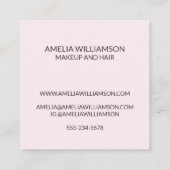 モノグラモダンム スクエア名刺 (裏面)