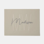 モノグラモダンム ドアマット (正面)