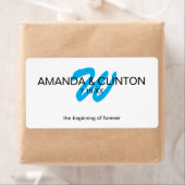 モノグラモダンム |ブライダルウォーターボトルの特典 ラベル (インサイチュ)