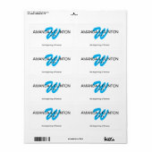 モノグラモダンム |ブライダルウォーターボトルの特典 ラベル (フルシート)