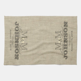 モノグラモダンム |ベジ素朴ュ キッチンタオル