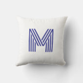 モノグラモダンム | 任意の色 クッション (裏面)