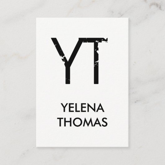 モノグラモダンム 名刺 (正面)