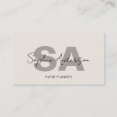 モノグラモダンム 名刺 (正面)