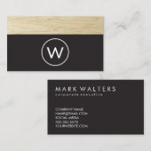 モノグラモダンム |木製トリム 名刺 (正面/裏面)