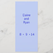 モノグラモダンム – 青 メニュー (裏面)