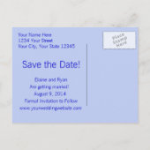 モノグラモダンム – 青 案内ポストカード (裏面)