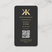 モノグラモダンムKプロフェッショナルマーケティング 名刺 (裏面)