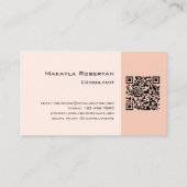 モノグラモダンムQRコード 名刺 (裏面)