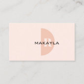 モノグラモダンムQRコード 名刺 (正面)