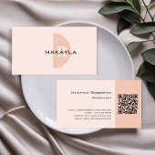 モノグラモダンムQRコード 名刺