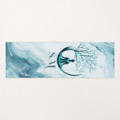 モノグラモノグラムのム付きヨガマット ヨガマット (正面(横))