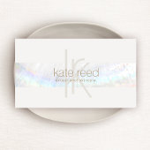 モノグラユニークムモダンシストライプェル 名刺