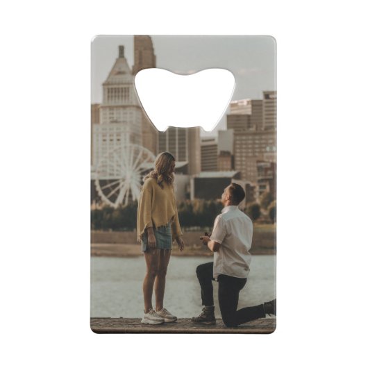 モノグラユニークム写真の保存日付 クレジットカード栓抜き (裏面)