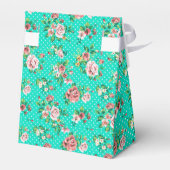 モノグラーガーリーズピンクホワイトフローラコラージュ フェイバーボックス (裏面サイド)