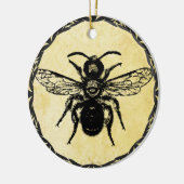 モノグラームオーナメントとヴィンテージビー セラミックオーナメント (左)