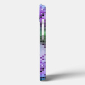 モノグラームカラフルディスコグリッターパープルオーバートーン Case-Mate iPhoneケース (裏面 / 左)