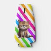 モノグラーム不機嫌クールキャット ボトルクーラー (正面)