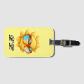 モノグラーム太陽 ラゲッジタグ (正面横)