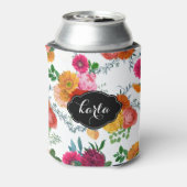 モノグラーモダンカラフル春の花 缶クーラー (缶裏面)