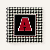 モノグラ千鳥格子のム ノートブック (正面)