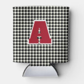 モノグラ千鳥格子のム 缶クーラー (正面)