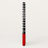 モノグラ千鳥格子のム | 赤白黒 Case-Mate iPhoneケース (裏面/左)