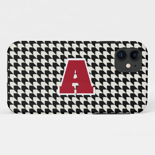 モノグラ千鳥格子のム Case-Mate iPhoneケース (裏面(横))